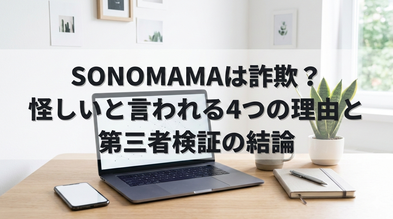 SONOMAMAは詐欺？怪しい理由を正直に挙げたうえで信頼性を検証する